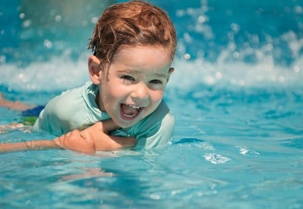 Two Column Swimming Child