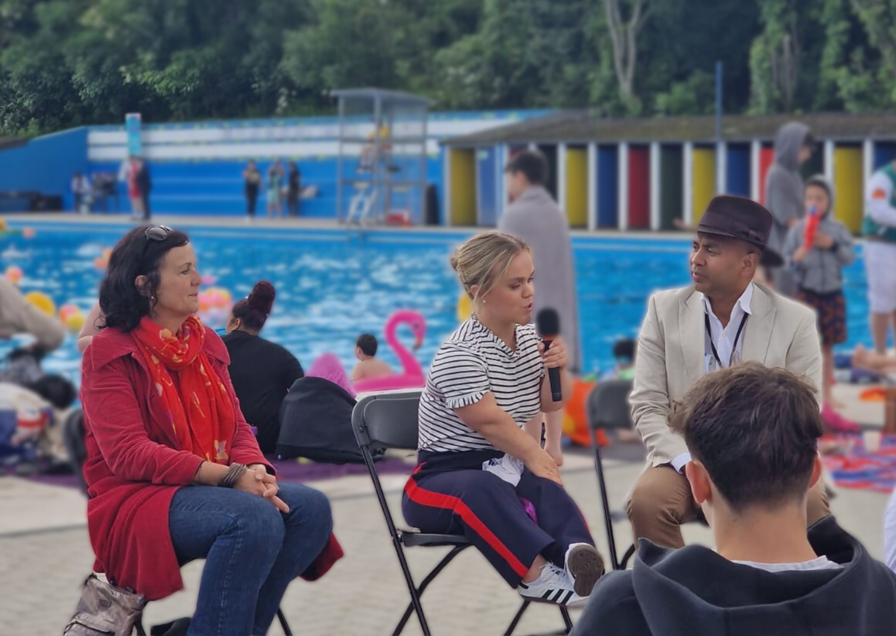 Ellie Simmonds At Tooting Bec Lido