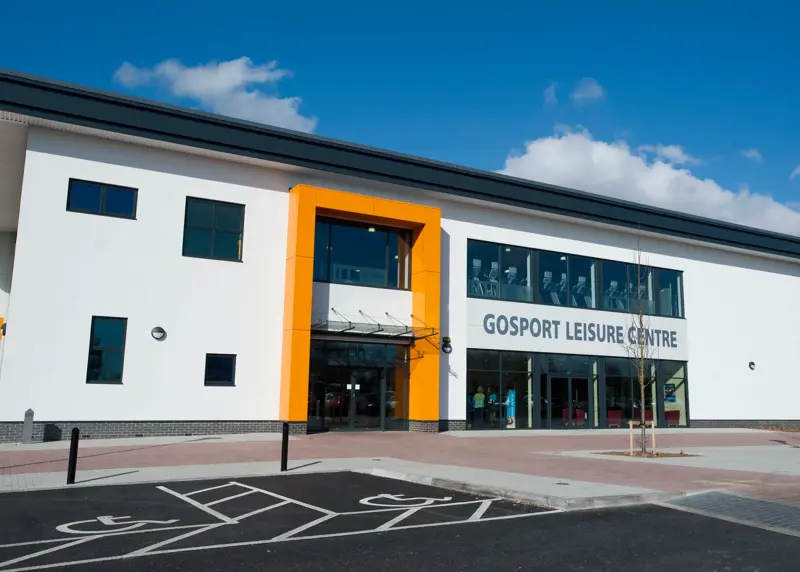 External view of Gosport Leisure Centre