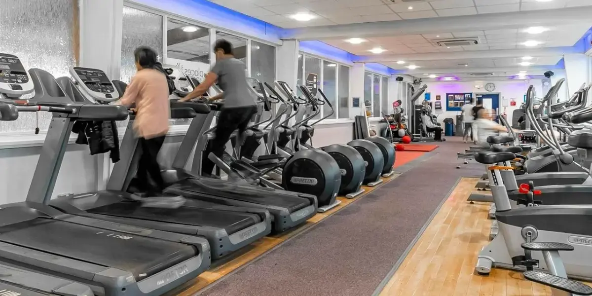 Gym area at Aldershot Pools Complex