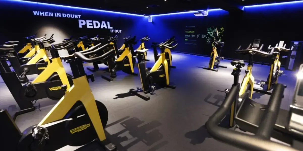 Group cycling studio