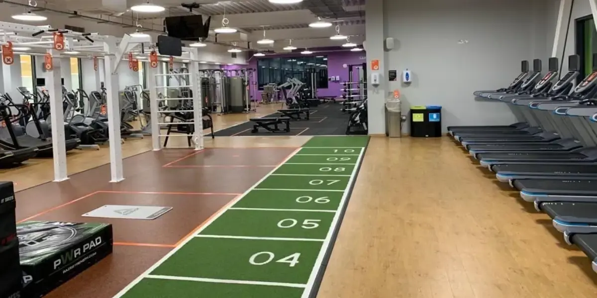 Gym area in Dover District Leisure Centre