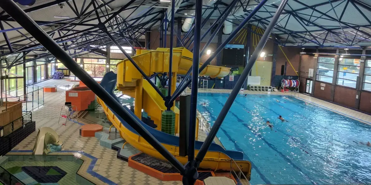 Swimming pool area at Felixstowe Leisure Centre