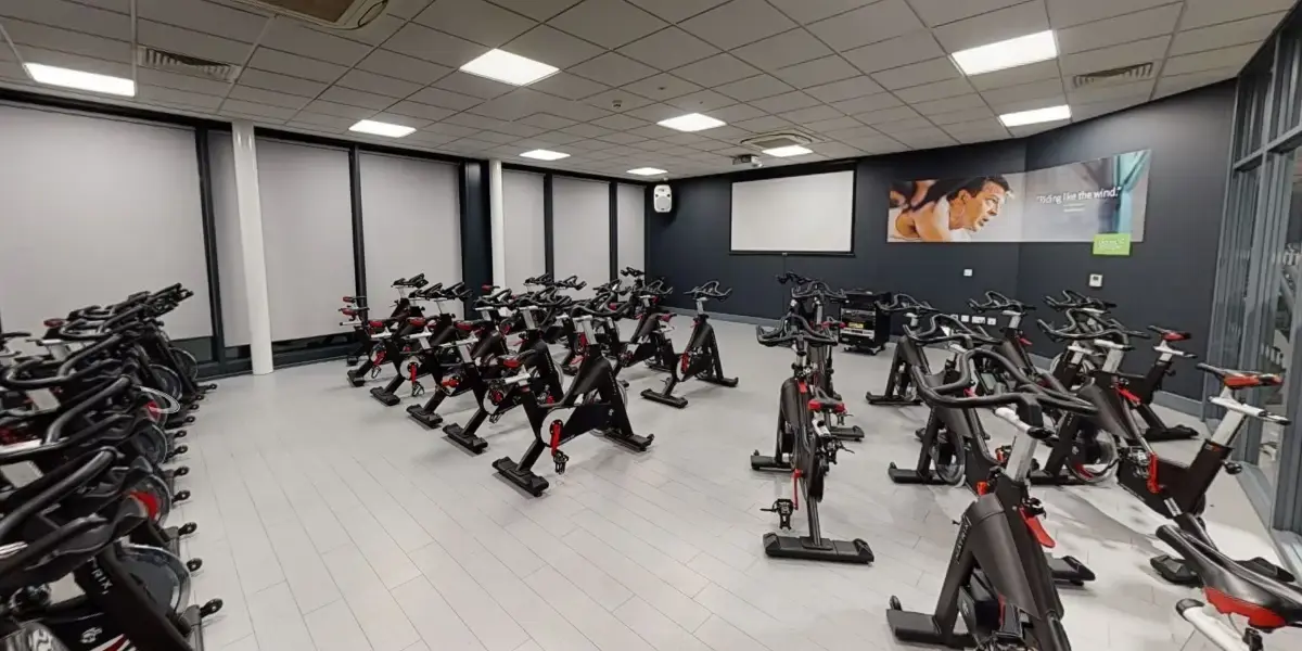 Group cycling studio