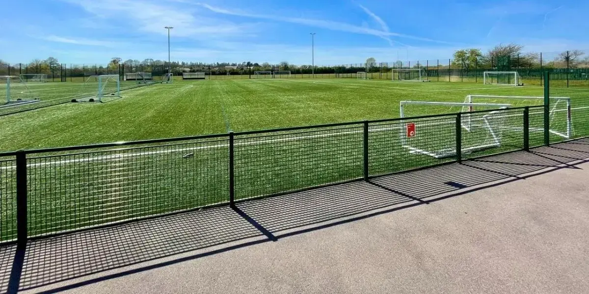 Football pitches at Ryeish Green Sports Hub