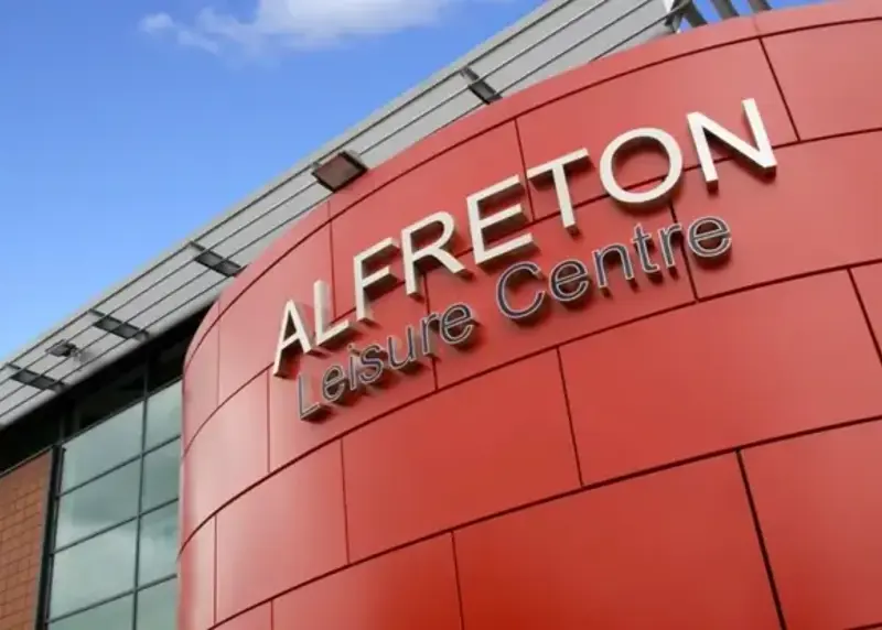 Exterior view of Alfreton Leisure Centre