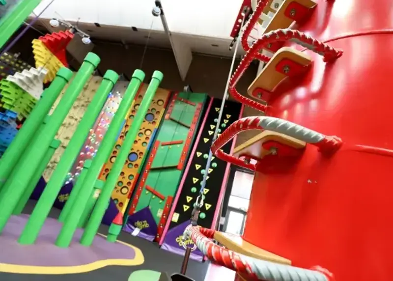 Clip n Climb equipment at Concordia Leisure Centre