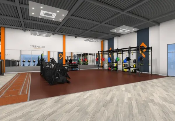 Artists impression of gym refurb