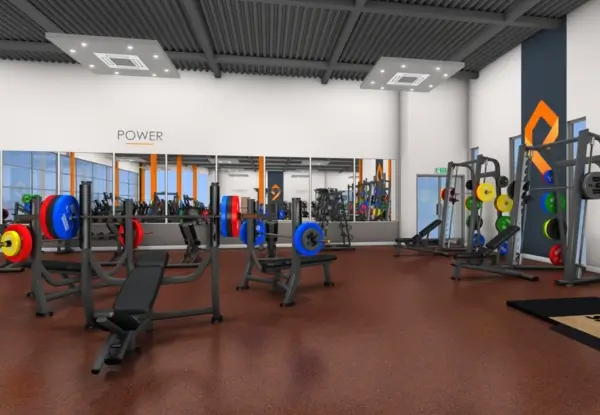 Artists impression of gym refurb